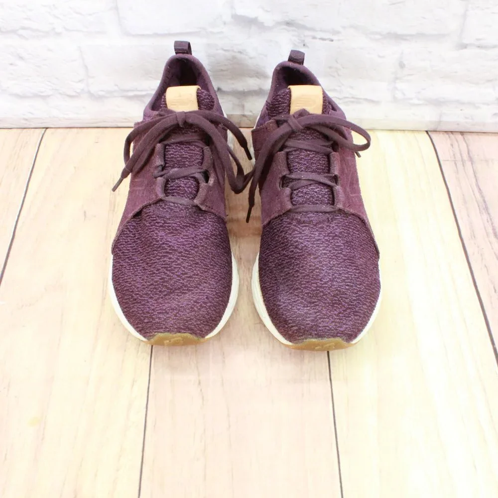 New Balance Wcruzom Purple Fabric Lace-up Running Shoes Size 10 B - Picture 5 of 9
